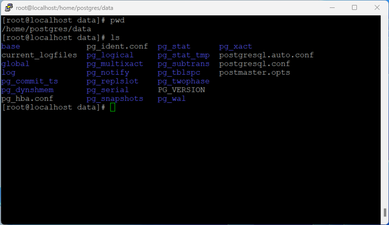 postgresql 데이터 이동