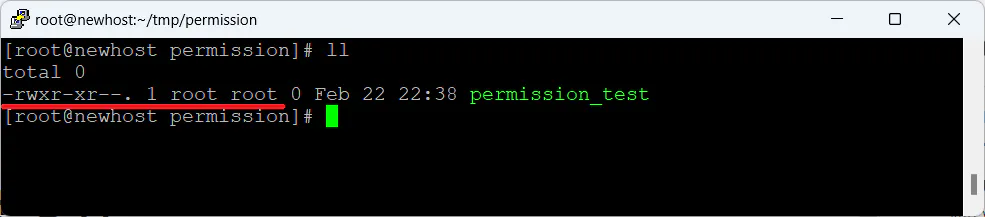 linux permission