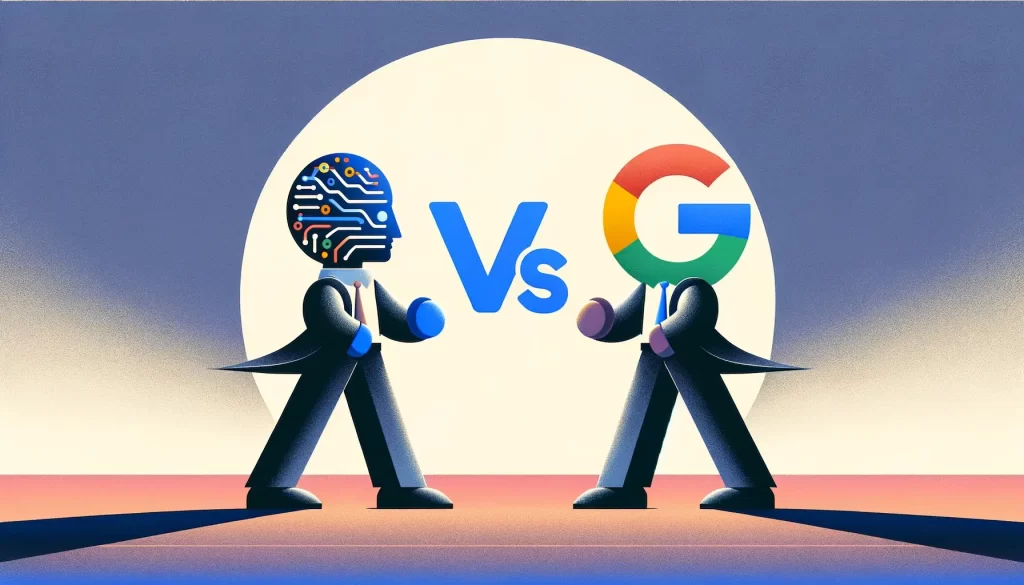 chatgpt vs google