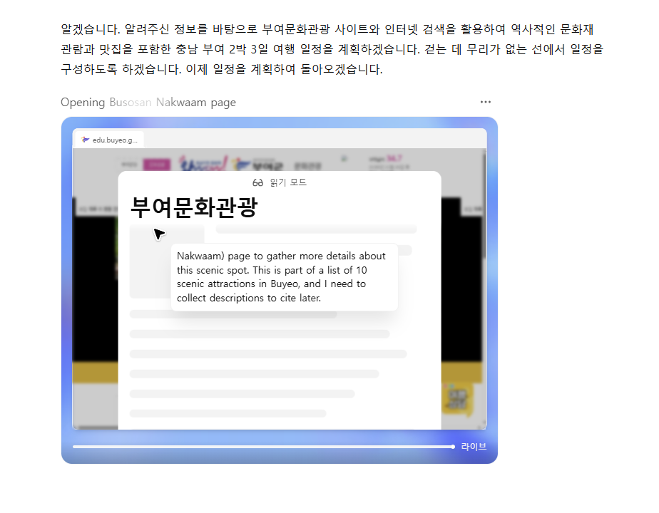 chatgpt 에이전트 여행 계획 (11)