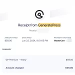 generate press 영수증2