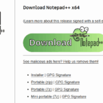 노트패드++ 다운로드 (2)