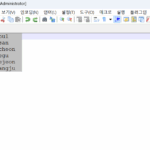 노트패드++ 열선택 (3)