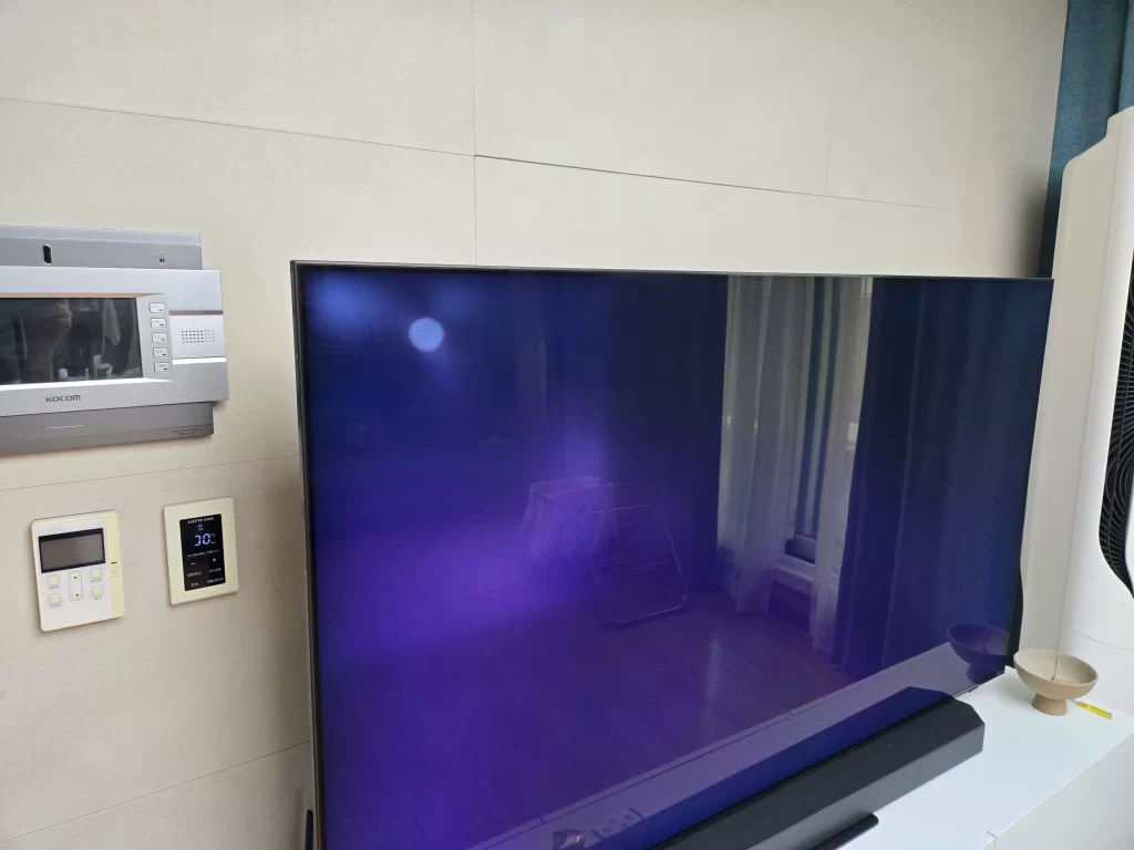 삼성 65인치 QLED TV 패널 교체 수리12