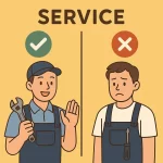 서비스 만족 불만족