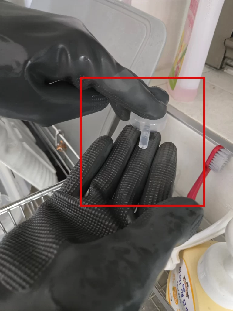 후라이펜 기름 설거지1