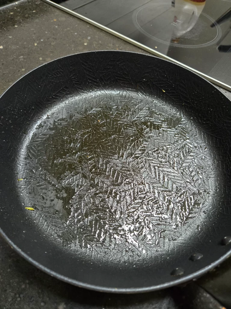 후라이펜 기름 설거지3